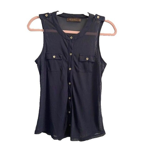 The Limited Sleeveless Sheer Top~Small - Picture 2 of 4